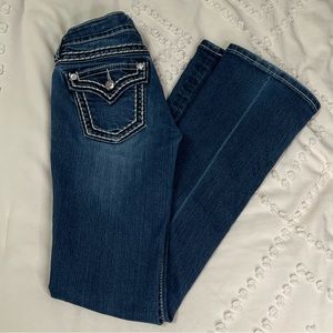 Miss Me boot cut jeans size 25